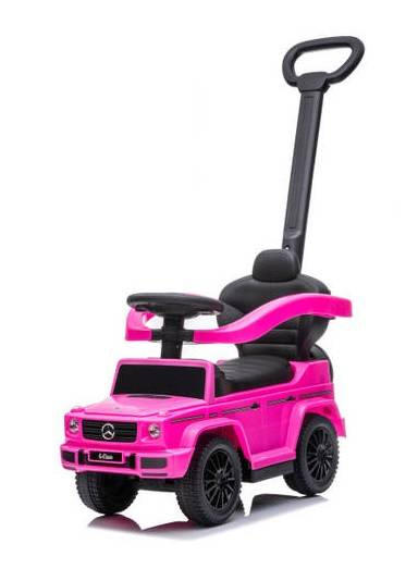 Jeździk Mercedes G Klasa 4w1 skrętna Rączka skóra