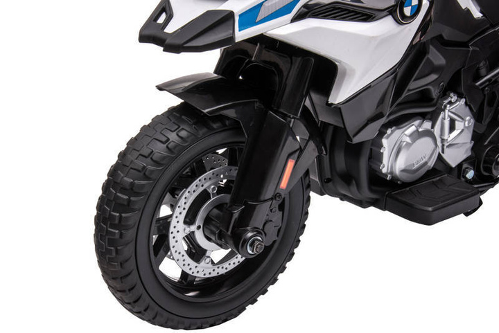 Motocykl na akumulator BMW POLCIJA od 4 lat ciche koła
