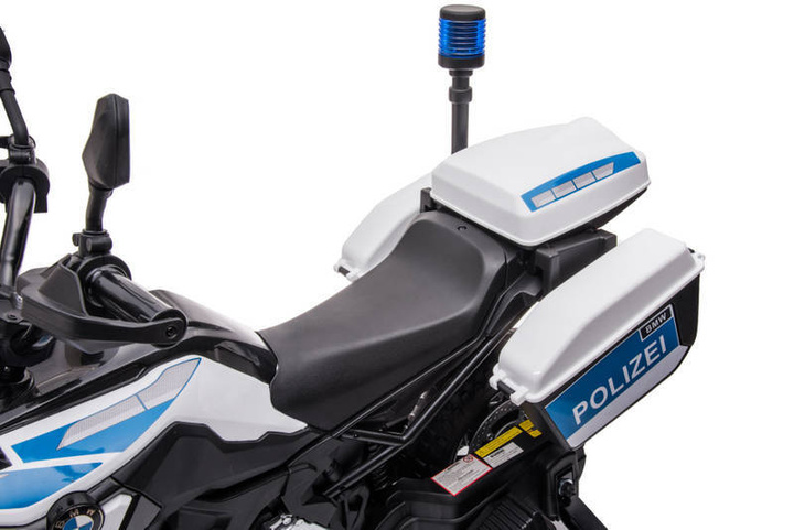 Motocykl na akumulator BMW POLCIJA od 4 lat ciche koła