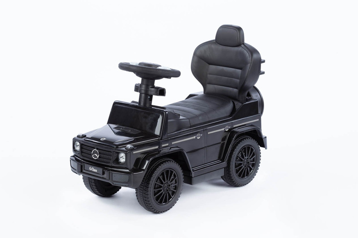 Jeździk Mercedes G Klasa 4w1 skrętna Rączka skóra