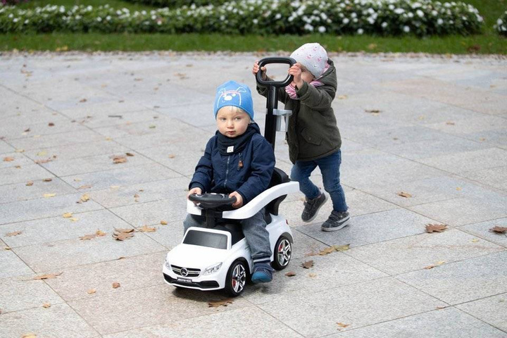 Mercedes amg Jeździk chodzik pchacz rączka uchwyt