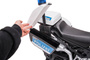 Motocykl na akumulator BMW POLCIJA od 4 lat ciche koła