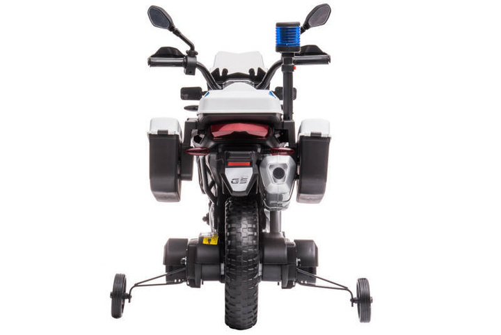 Motocykl na akumulator BMW POLCIJA od 4 lat ciche koła
