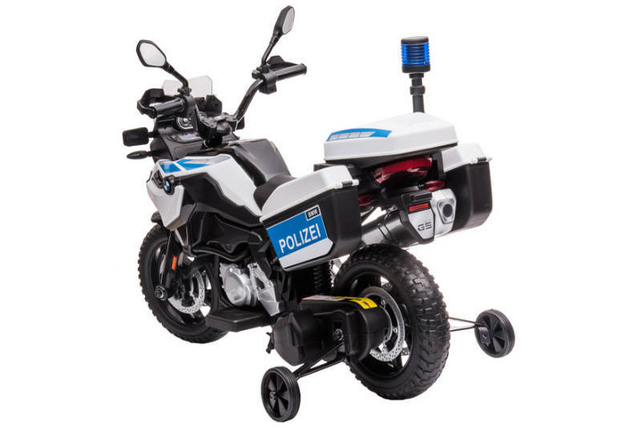 Motocykl na akumulator BMW POLCIJA od 4 lat ciche koła