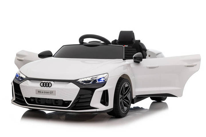 Audi RS E-TRON GT na akumulator dla dziecka Skóra