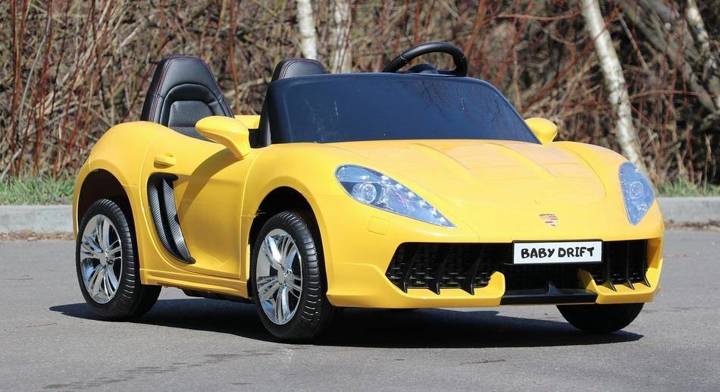 Samochód elektryczny BABY DRIFT Żółty